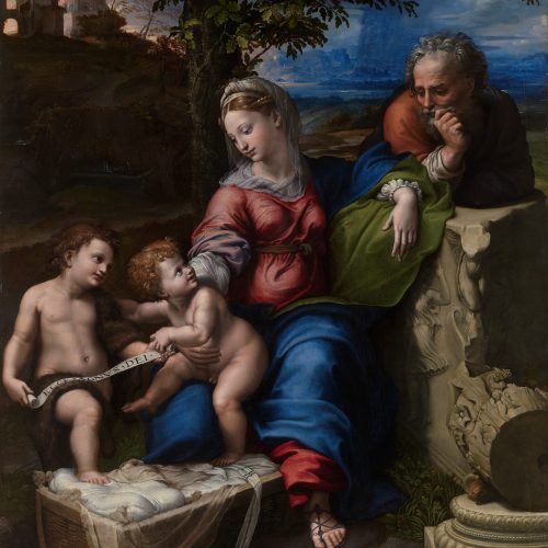 Raffaello Sanzio (e altri), Sacra Famiglia sotto la Quercia